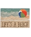 Liora Manne' Liora Manne Front Porch Indoor/Outdoor Life's A Beach Sand 2' x 3' Area Rug